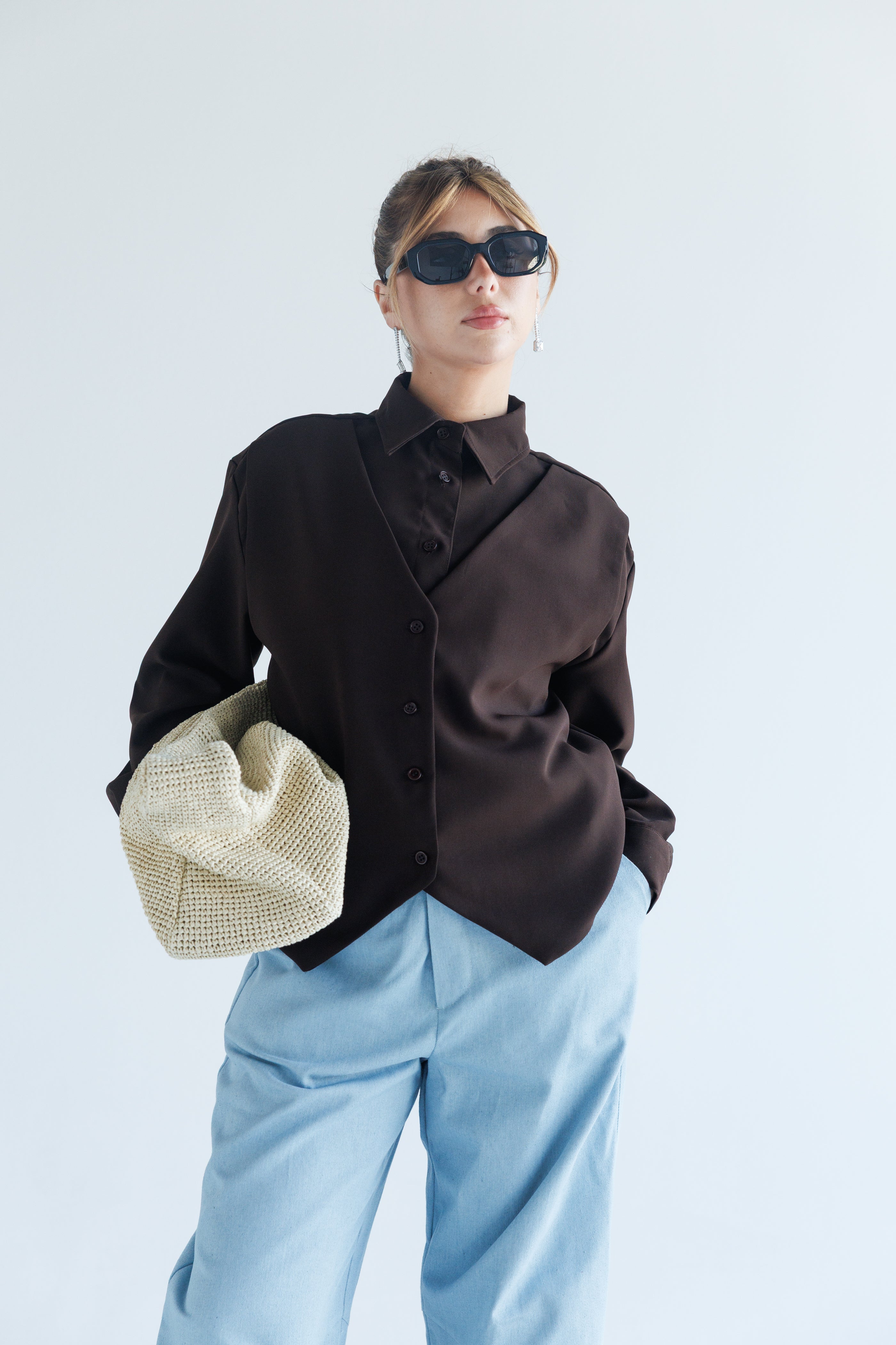 Vest shirt (brown)