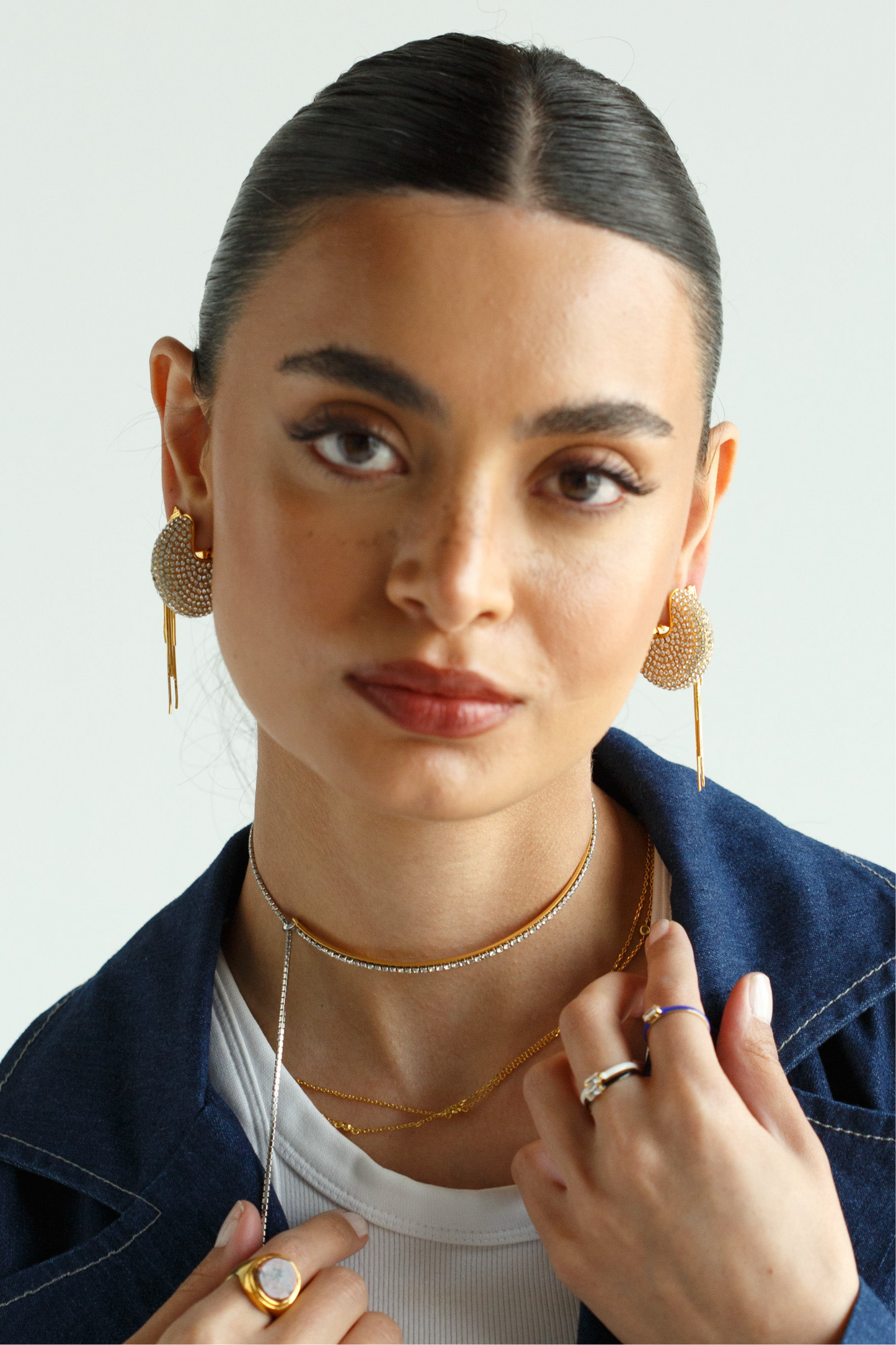 circle earrings