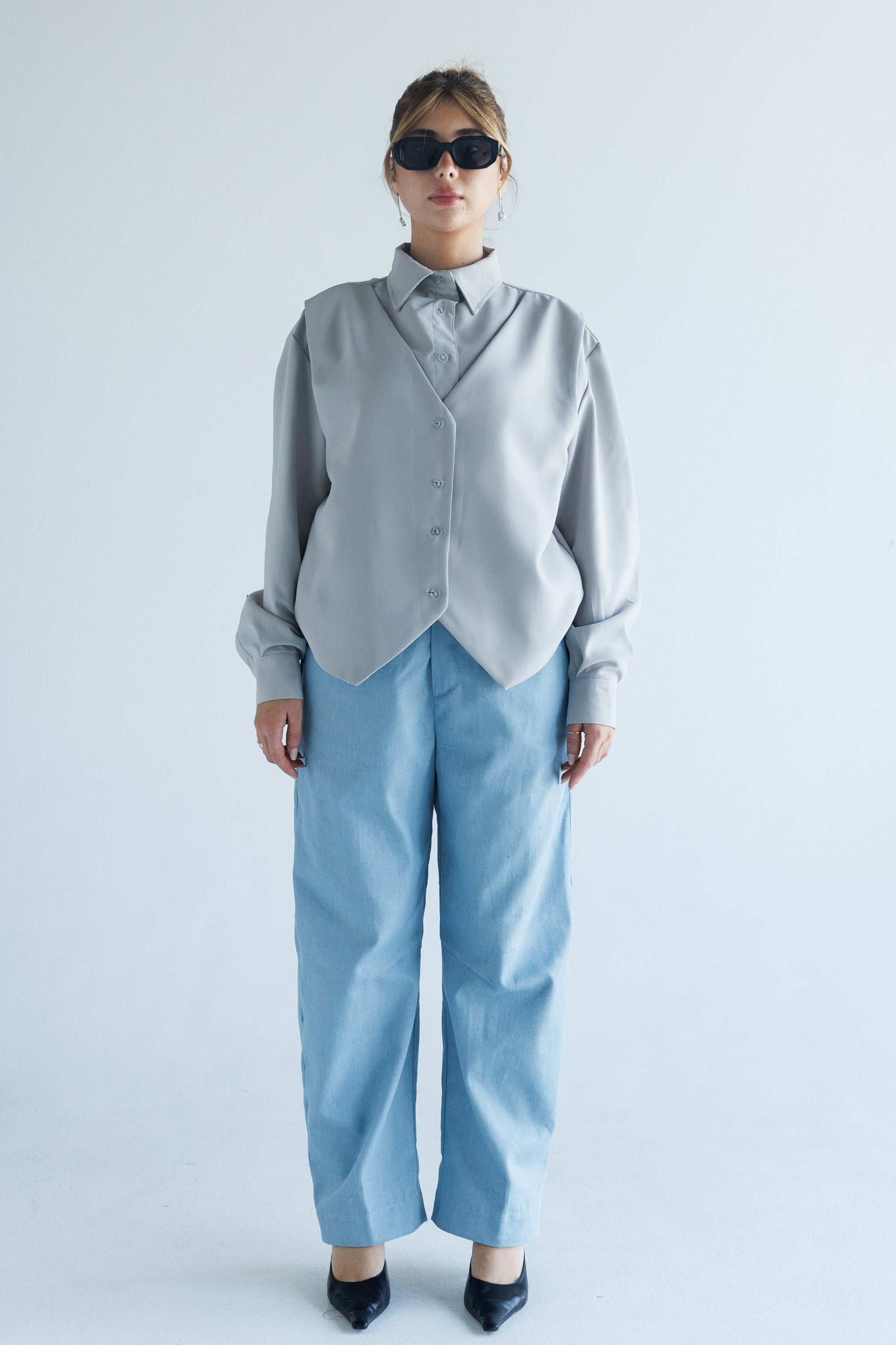 Vest shirt (gray)