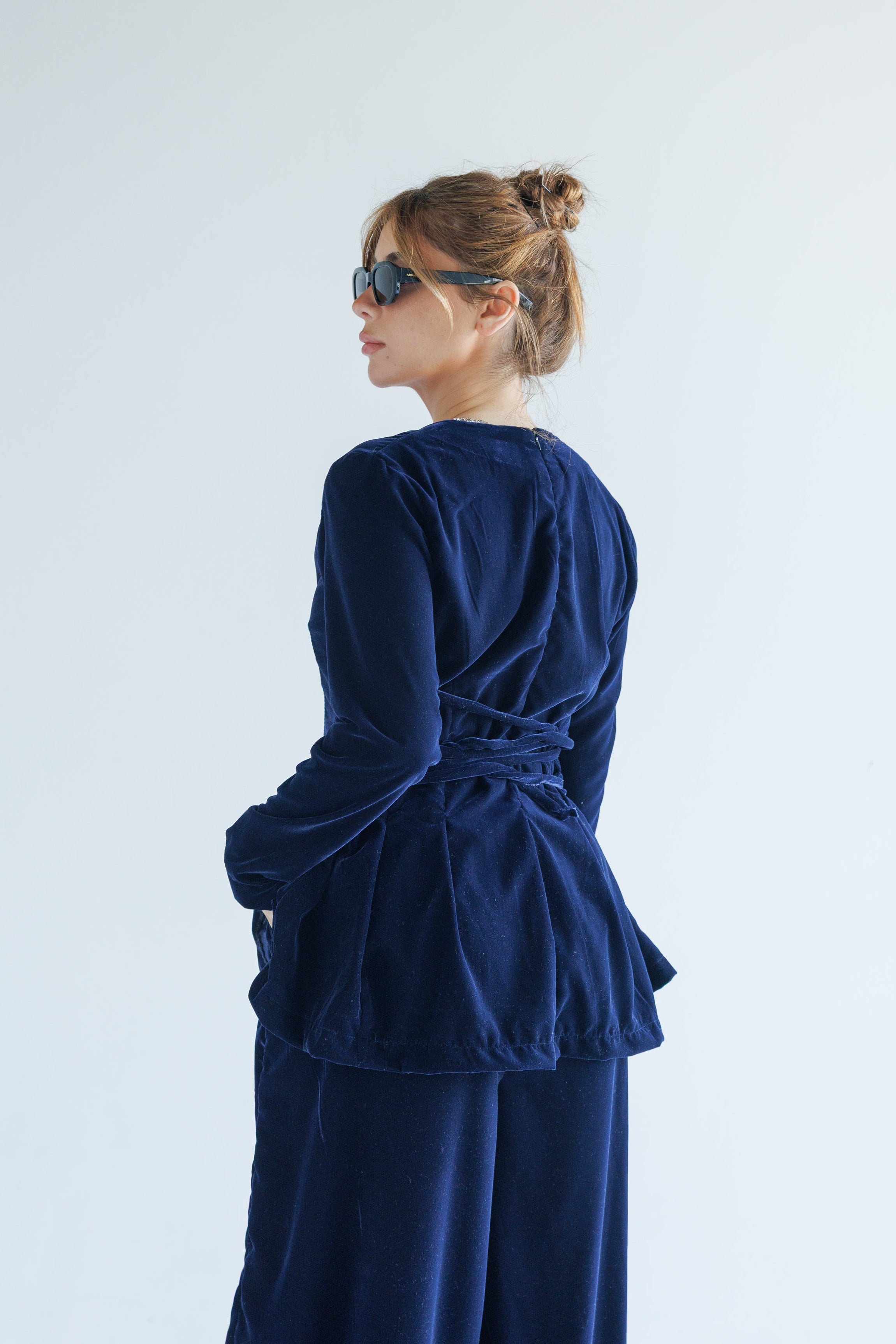Velvet set (navy)