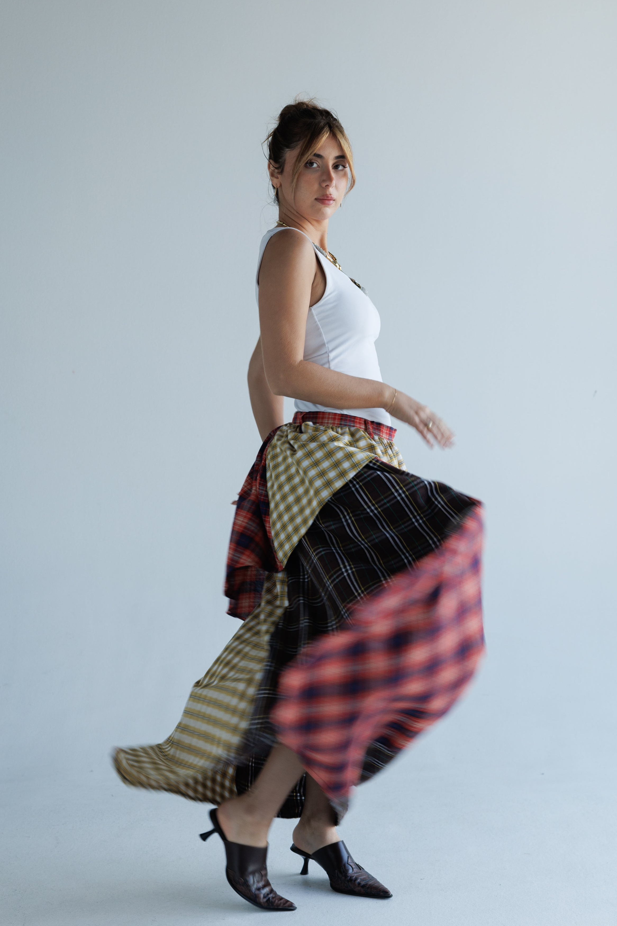 Plaid skirt
