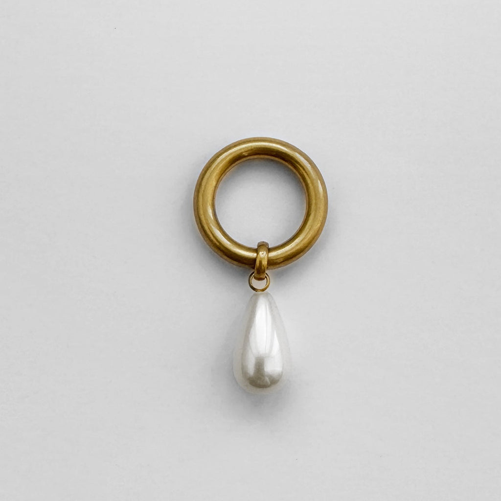pearl ring gold