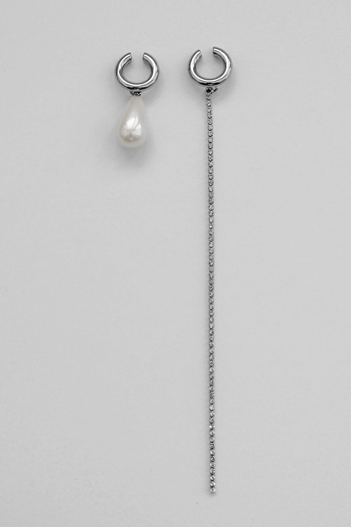 silver cuff earrings