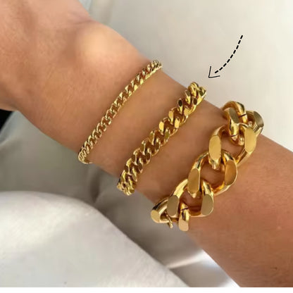 chunky chain bracelet